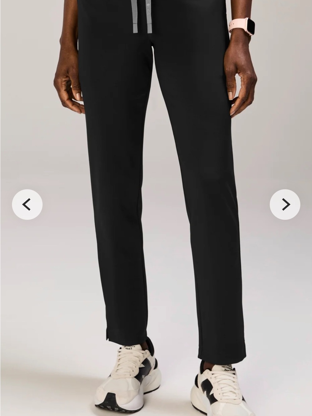 NWT FIGS Tena FormX Slip Tapered Scrub Pants 2XL Tall - Black
